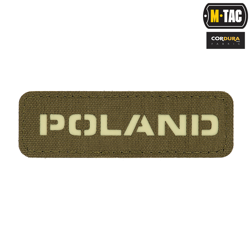 M-Tac naszywka Poland 25x80 Laser Cut
