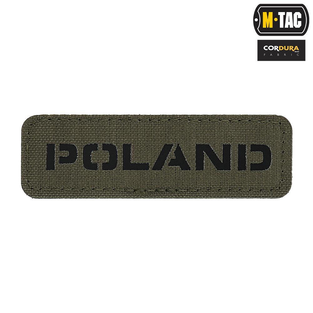 M-Tac naszywka Poland 25x80 Laser Cut