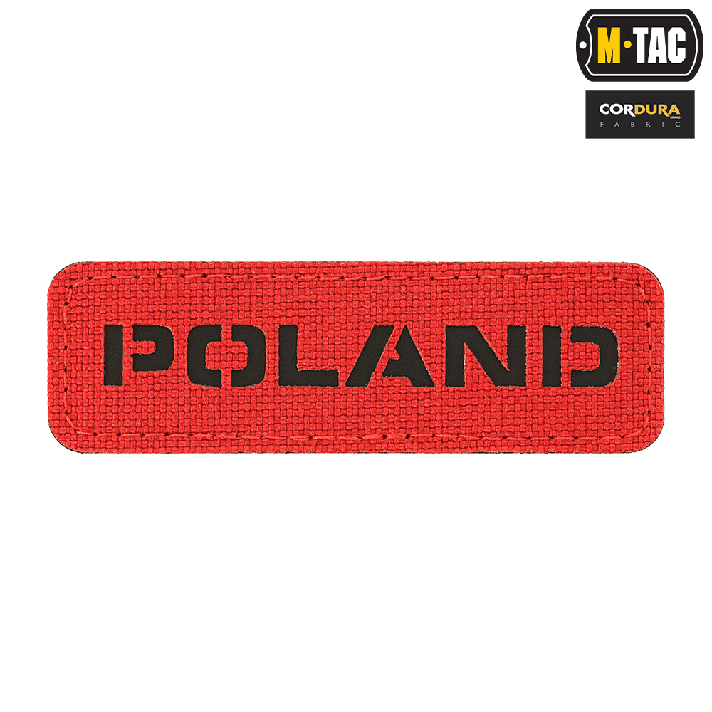 M-Tac naszywka Poland 25x80 Laser Cut