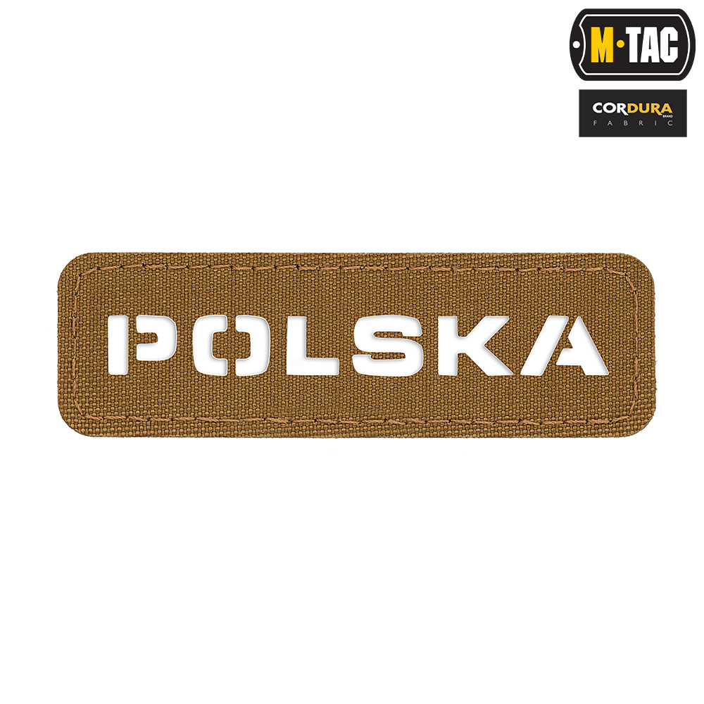 M-Tac naszywka Polska (przechodzi na wylot) 25x80 Laser Cut