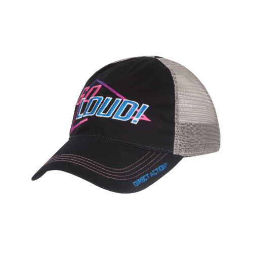 Czapka Trucker GO LOUD!® 80s style - Czarny / Szary