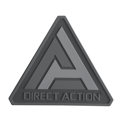 Patch Logo DIRECT ACTION® - PVC - Czarny
