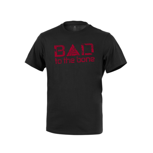 T-Shirt "Bad to the Bone" - Czarny XXL/Regular